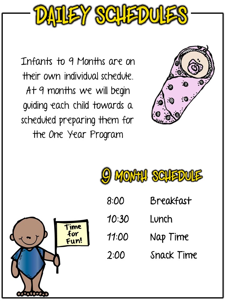 Infant Schedule